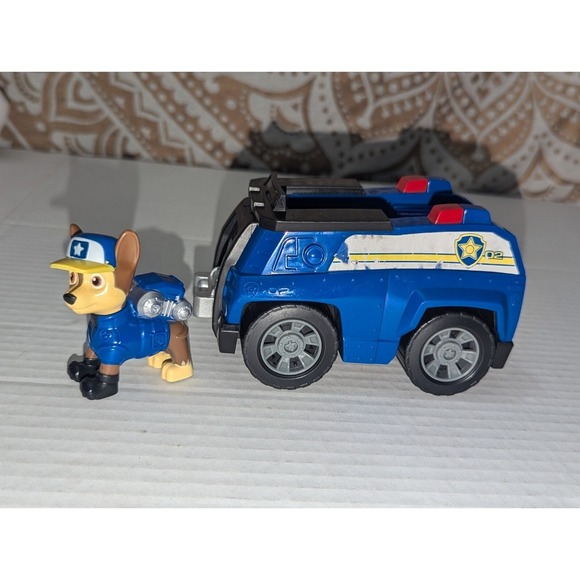 Chase And Spinmaster Paw Patrol, Chase's Patrol Cruiser Vehicle - Picture 1 of 3